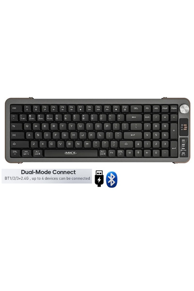 Sarftech 99 Tuş Zarif Tasarım Dual Mode Bağlantı BT+2.4Ghz Ayaklı Ses Kontrol...