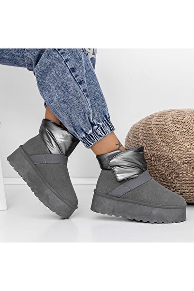 mei Women's Boots 3XJ109 Grey