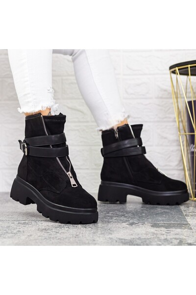 mei Γυναικείες Μπότες Πλατφόρμας 2MX513A Μαύρες