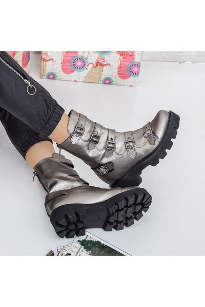 Exist Women's Boots E509 Guncolor