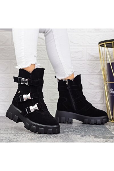 mei Γυναικείες Μπότες Πλατφόρμας 2MX501A Μαύρες