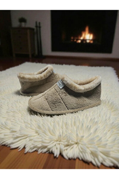 GokceKundura06 Ucc Soft Insole Throat Fur Household Shoes and Slippers