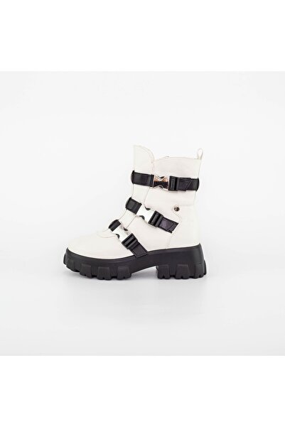 mei Women's Boots 2MX501 Black-White