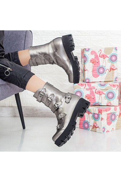 Exist Women's Boots E509 Guncolor