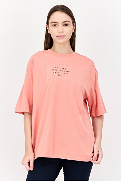 adidas Women Sportswear Fit Short Sleeve Outdoor Top, Pink