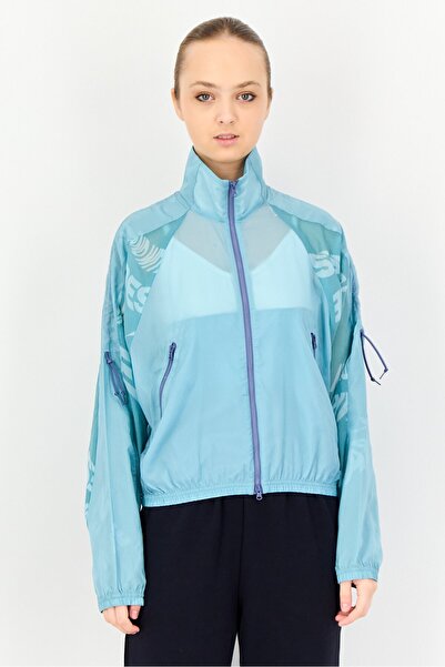 adidas Women Sportswear Fit Training Windbreaker Jacket, Turquoise