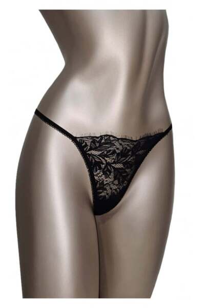 Ioana boutique Black lace thong