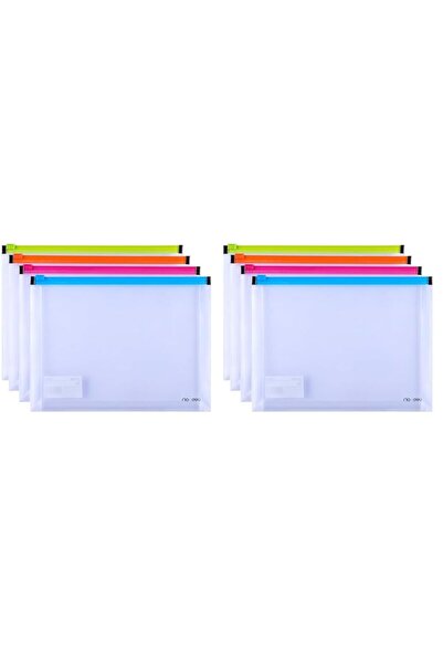 Deli A5 Zip Bag – Assorted Colours (E38976)