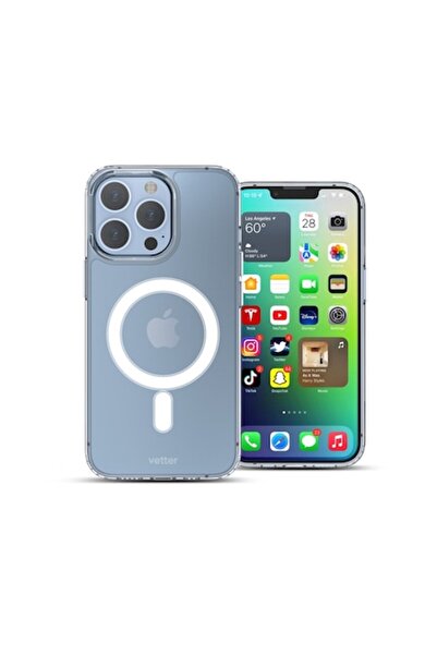 Vetter Carcasă compatibilă cu iPhone 13 Pro Max, Clip-On, Compatibilă cu MagS...