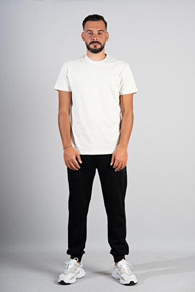 TSCLUB TSHİRT BİSİKLET YAKA İÇ LOGOLU