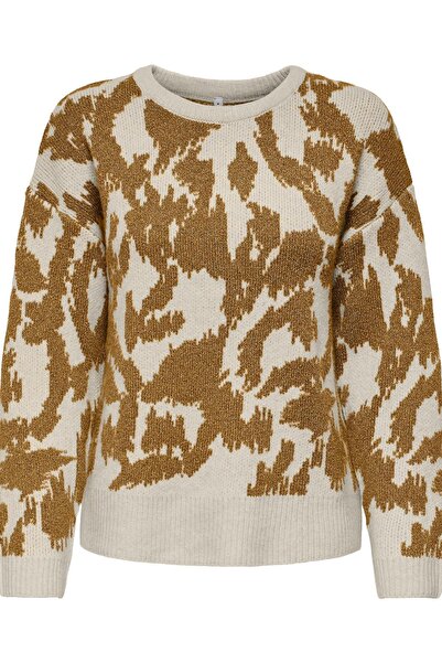 ONLY Gigi Ls Glitter O-Neck Women's Knitwear Sweater – Sparkling Crew Neck