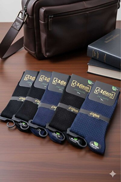 mirox BAMBU ERKEK ÇORAP, ASORTİ 12'LI PAKET (41-44)