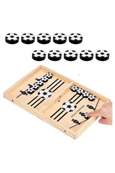 TOY GARDEN Fast Sling Puck Game Slingshot Table Pucket Catapult Board Game