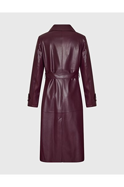 İLVİ Vania Bordo Kadın Trençkot