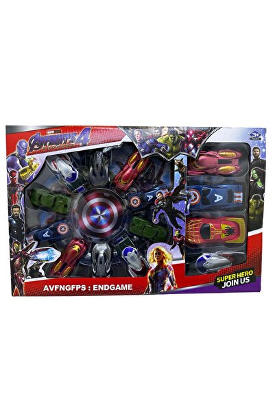 JPT Σετ Μεταλλικών Αυτοκινήτων Avengers - 14 Οχήματα Die-Cast