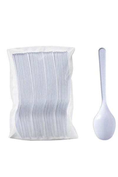 Dola Luxury Plastic Uplass Kasik 50 Pieces 4 Units