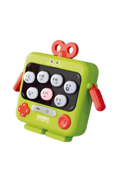 Mega Oyuncak لعبة ذكاء وضرب الخلد بوجوه لطيفة 60803 أخضر