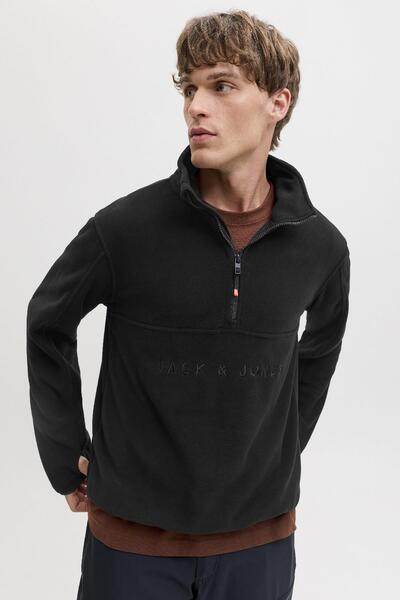 Jack & Jones Jjalpes Half Zip Fleece Jacket – Men's Fleece Coat
