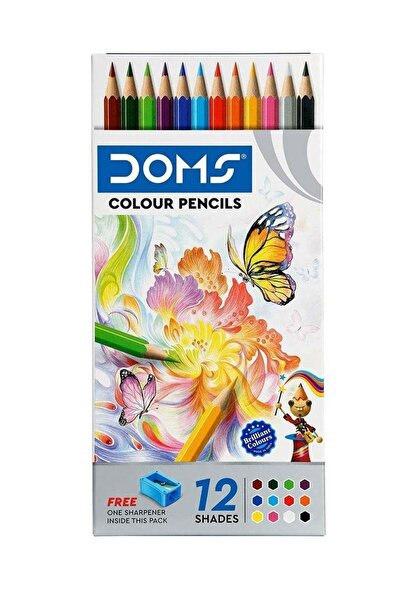 doms 12-Piece Colour Pencils - Multicolour