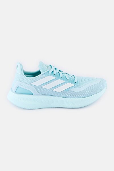 adidas Men Pureboost 5 Lace Up Running Shoes, Mint Blue