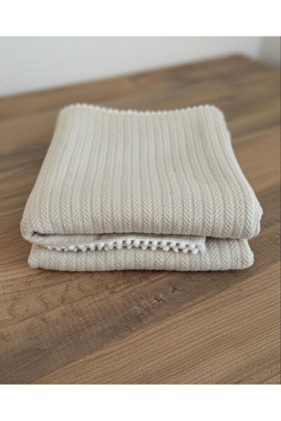 kalbimbaby Örgü Desen Bebek Battaniyesi