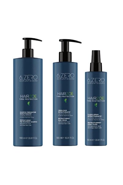 6.Zero HairZoe Restructuring Maintenance Set: Shampoo 1000 ml + Mask 500 ml + Spray 150 ml