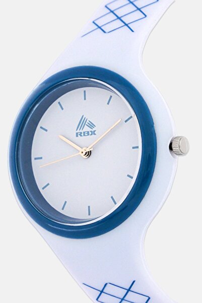 RBX Women P4394-24094022 Silicon Strap Quartz Watch 30 mm, Mint Blue