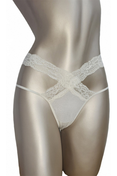 Ioana boutique Cream tanga panties