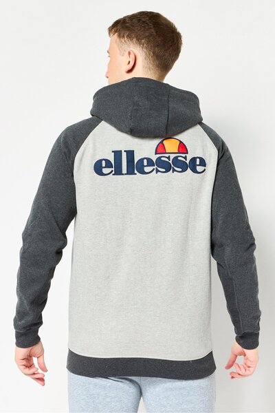 Ellesse Men Sportswear Fit Long Sleeve Outdoor Wilder Hoodie, Grey