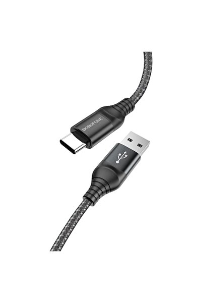 Borofone Cablu de date și încărcare BX56 Delightful, USB la USB Tip-C, 1m, 2....