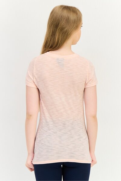 adidas Women Sportswear Fit Short Sleeve Training Top, Light Pink