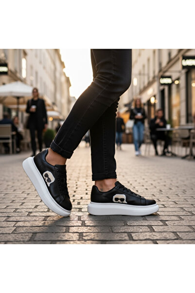 dehaine Women's sneakers KRL White-Black, fashion, 6615