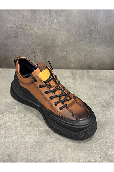 MARCOMEN Handmade Leather Lightweight Daily Casual Shoes Without Laces