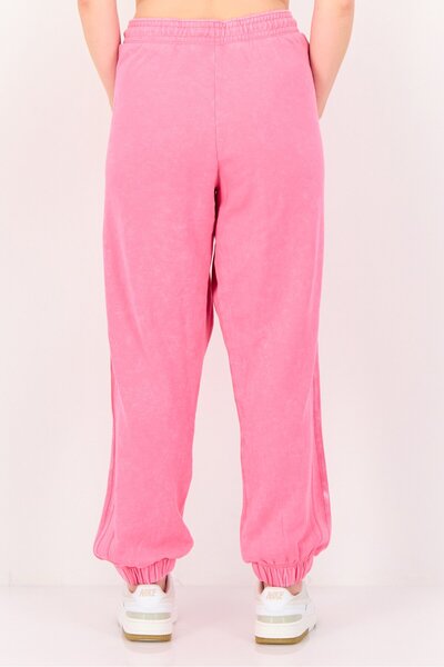 adidas Women Sportswear Fit Embroidered Logo Outdoor Sweatpants, Pink