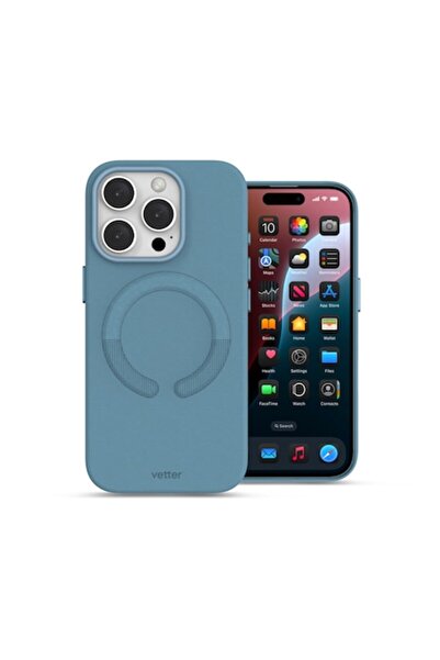 Vetter Husă pentru iPhone 16 Pro Max, piele vegană cu clipsare, compatibilă c...