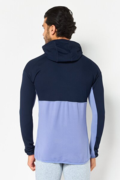 adidas Men Sportswear Fit Long Sleeve Outdoor Hoodie, Multicolor