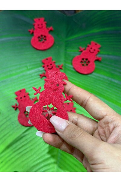 Gönülden Tasarım 6 bucăți accesoriu pentru cusut cu sigiliu de pâslă, om de z...