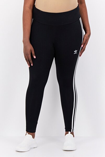 adidas Women Plus Size Brand Logo Training Leggings, Black