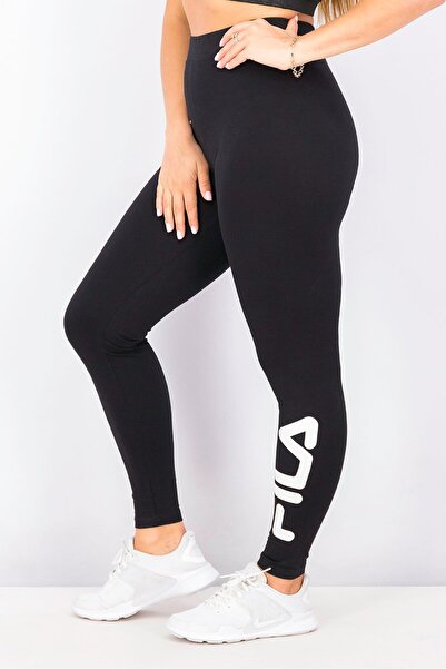 FILA Women Regular Fit Training Leggings, Black
