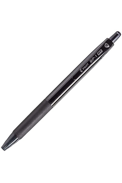 Pilot BP-1 RT Ball Pen – Fine Tip, Black Ink, Box of 12