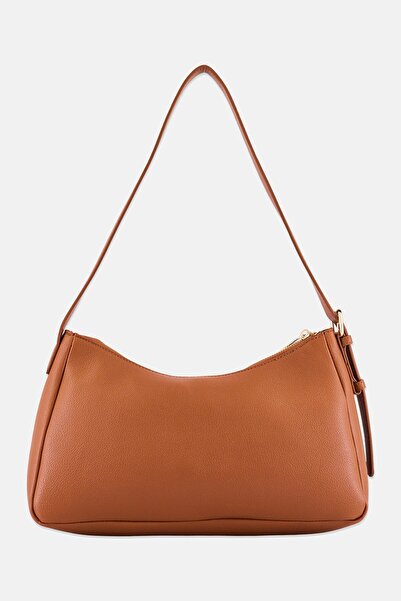 Cavalli Class Women Brand Logo Kaylee Shoulder Bag, Brown