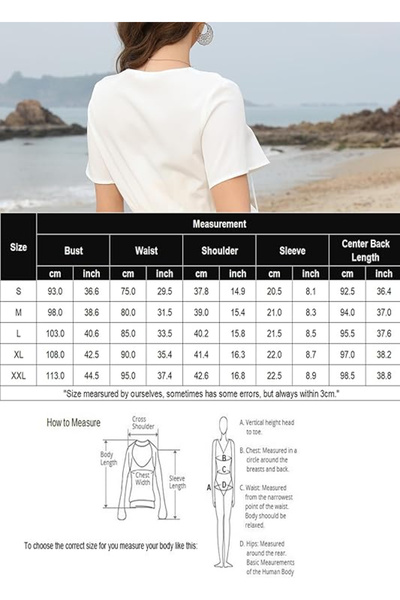 OEM Women's casual dress above the knee, black L