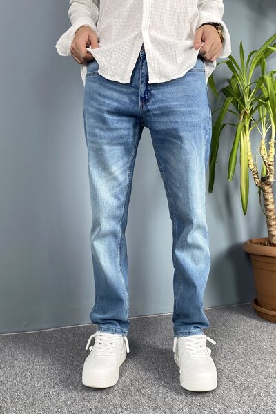 Alışveriş Sokağı Blue Jean - Denim Pants Slim Fit