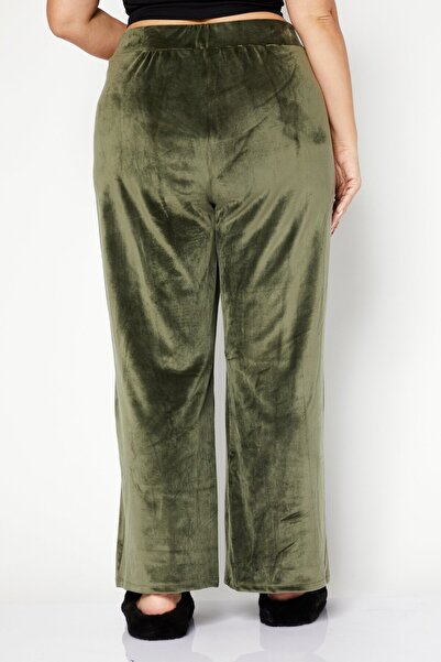 Michael Kors Women Regular Fit Straight Leg Brand Logo Pull-On Pant, Olive