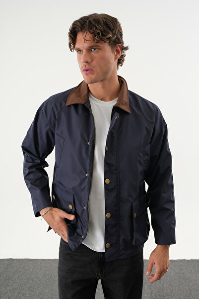 No Way Erkek İç cepli Astarlı Polo Yaka Mont