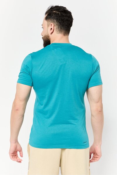 adidas Men Sportswear Fit Short Sleeve Training T-Shirt, Green