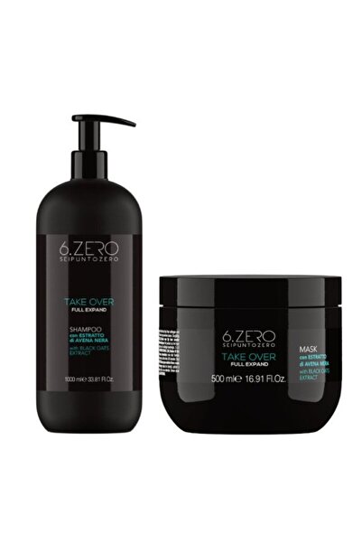 6.Zero Set Sampon + masca pentru volum, Take Over Full Expand 1000 ml + 500 ml