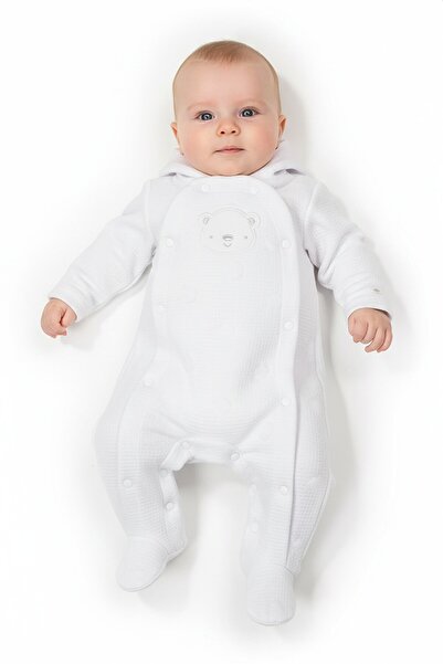 Rock A Bye Baby Boutique Toddlers Boy Embroidered Long Sleeve Footed Rompers,...