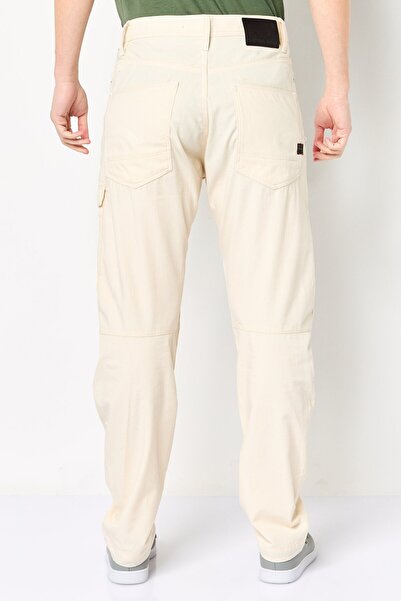 G-STAR RAW Men Relaxed Fit Textured Tapered Pants, Beige