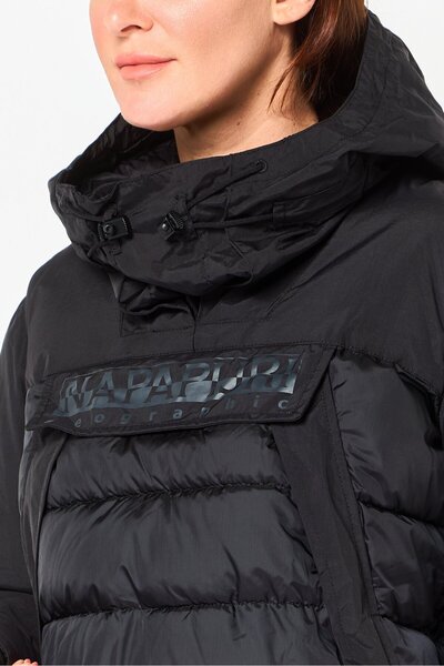 Napapijri Women Brand Logo Puffer Jacket, Black